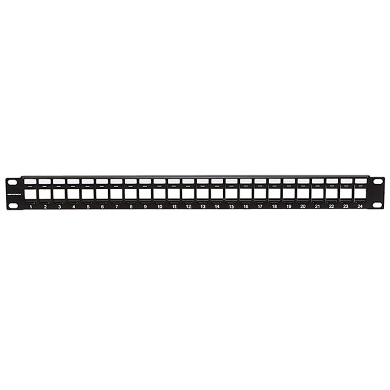 PATCH PANEL 1U 24 PORT BLANK