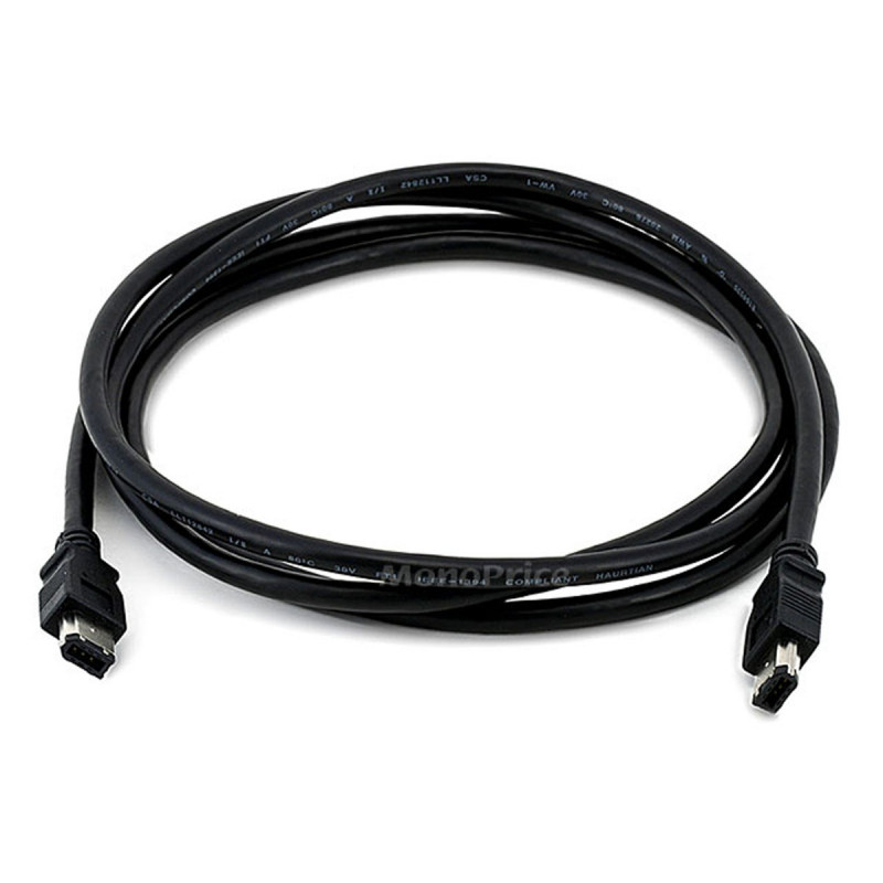 FIREWIRE CABLE, IEEE1394, 6P/6P, 1.8M