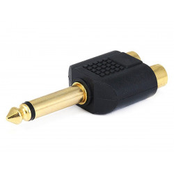 1/4" MONO - 2XRCA ADAPTOR...