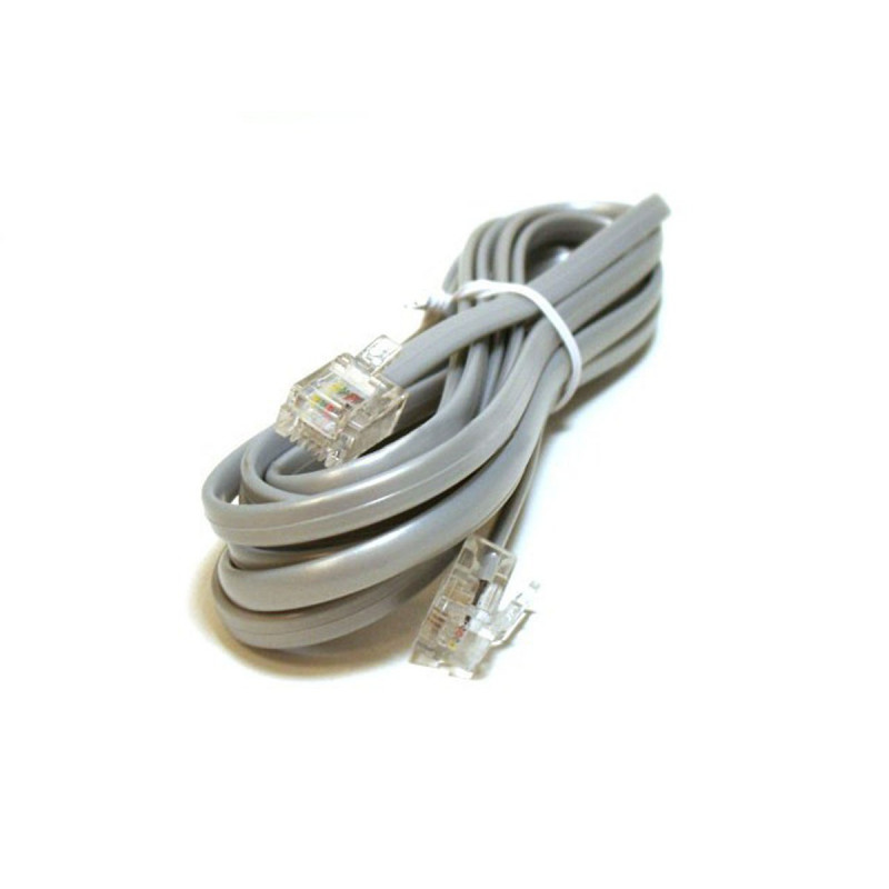 TELEPHONE CABLE, RJ11(6P4C), 7FT