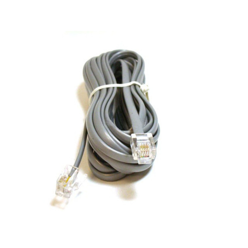 TELEPHONE CABLE, RJ11(6P4C), 14FT