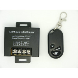 LED DIMMER 12V - 24V 20A WITH RF REMOTE