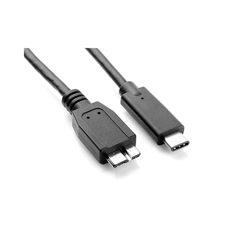 USB CABLE, USB 3.1 C (M) TO USB 3.0 MICRO-B (M) 1M