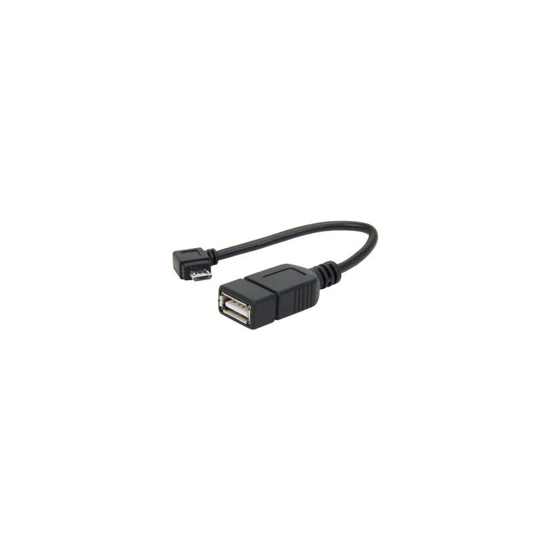 OTG CABLE MICRO - USB M/F RIGHT ANGLE ADAPTER