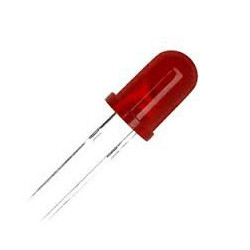 LED 8MM LIGHT EMITTER DIODE RED 2PCS/PKG