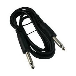 AUDIO CABLE, 1/4" TO 1/4" MONO, 3M