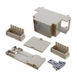 BOX ABS/PC 4.18 X 3.55 X 2.26'' GRY DIN RAIL MOUNT