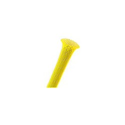 BRAIDED SLEEVING, PET 1", PTN1.00NY, NEON YELLOW