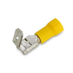 PIGGY TAIL QUICK CONNECTORS (YELLOW) 10PCS