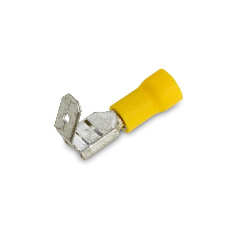 PIGGY TAIL QUICK CONNECTORS (YELLOW) 10PCS