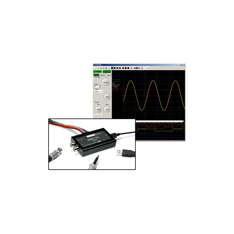 MSO-19 1CH OSCILLOSCOPE W/ 8 LOGIC ANALYZER