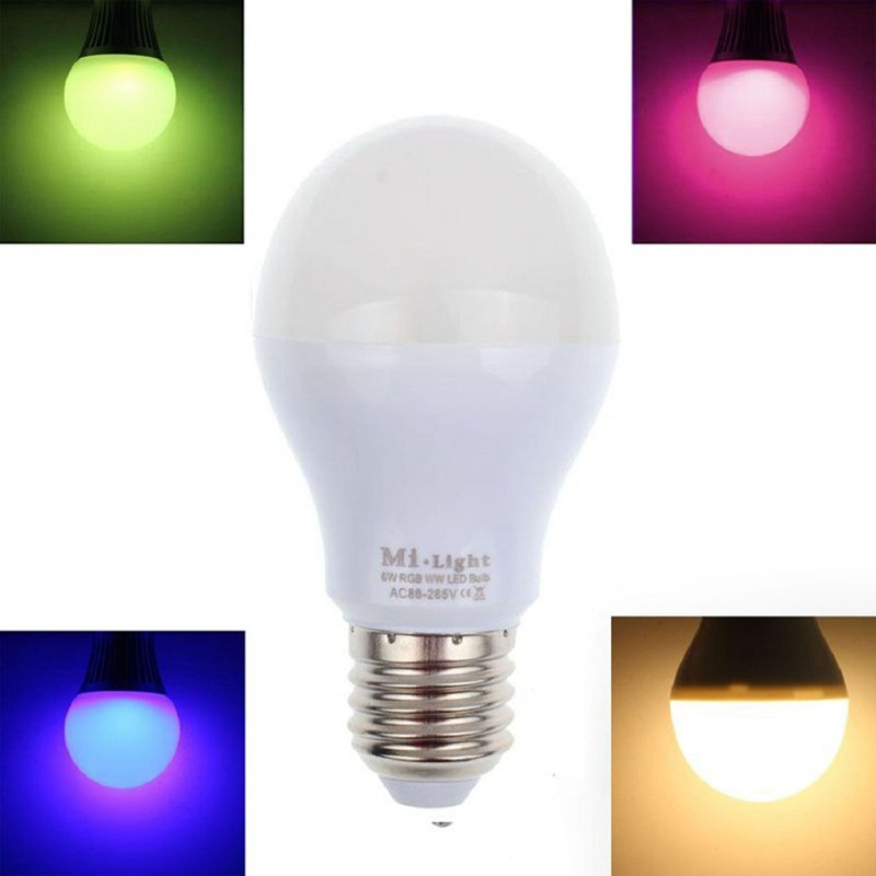 LED BULB 2700-6000K ADJUSTABLE 6W E27 W/REMOTE