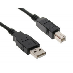 USB CABLE, A TO B, M/M, 7.5M(25FT)