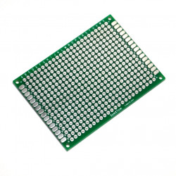 PROTOTYPING PCB, 50x70MM, DOUBLE SIDED, PLATED