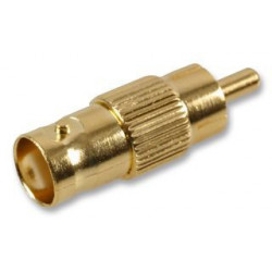 RCA PLUG/BNC JACK SLF-5090G GOLD ADAPTER