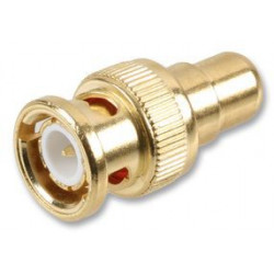 BNC PLUG/RCA JACK SLF-5096G GOLD ADAPTOR