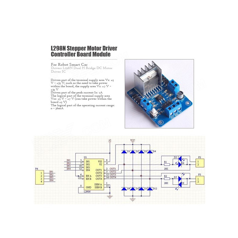 L298N MOTOR MODULE