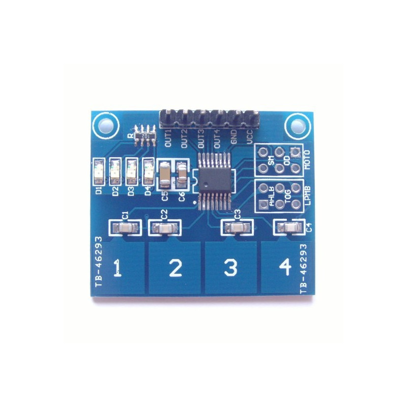 4 CHANNEL TTP229 CAPACITIVE TOUCH SWITCH