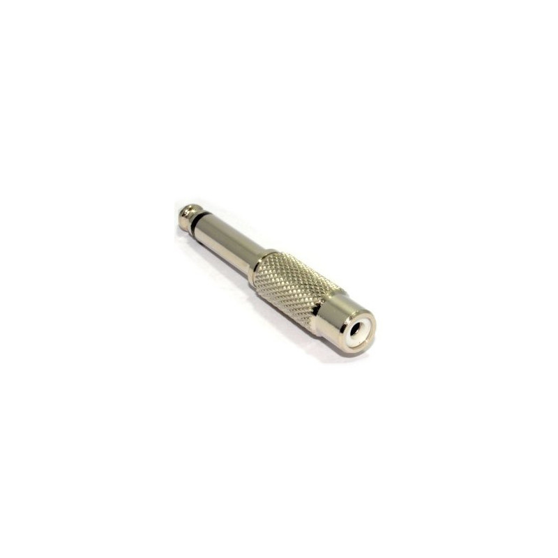 ADAPTOR 1/4" PLUG TO RCA JACK FULL METAL SLF-3595A