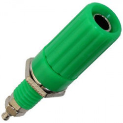 CONNECTORS, BINDING POST, 12MM, GREEN SLF2064G