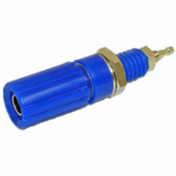 CONNECTORS, BINDING POST, 12MM, BLUE SLF2064B