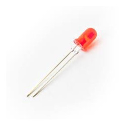 LED 5MM 3V FLASHING RED 55-572-0