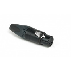 XLR 3-PIN (F) NEUTRIK NC3FXX BLACK