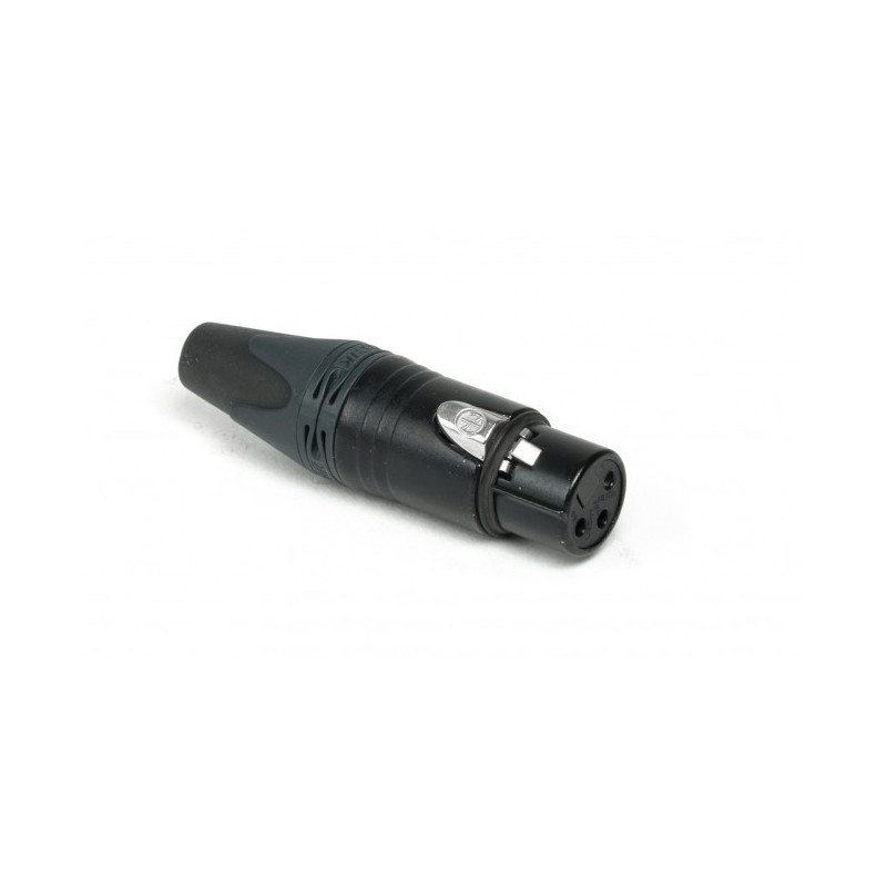 XLR 3-PIN (F) NEUTRIK NC3FXX BLACK