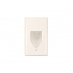 1-GANG RECESSED LOW VOLTAGE WALL PLATE