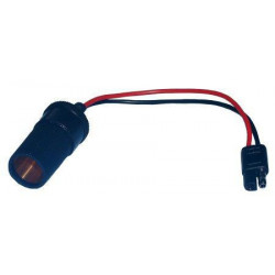 CIGARETTE LIGHT 12V SOCKET TO 2 POS FLAT CONNECTOR