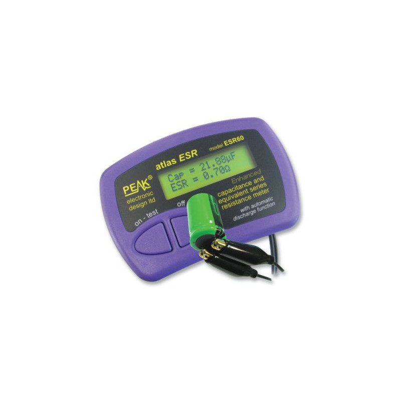 CAPACITANCE AND ESR METER BY PEAK ESR60