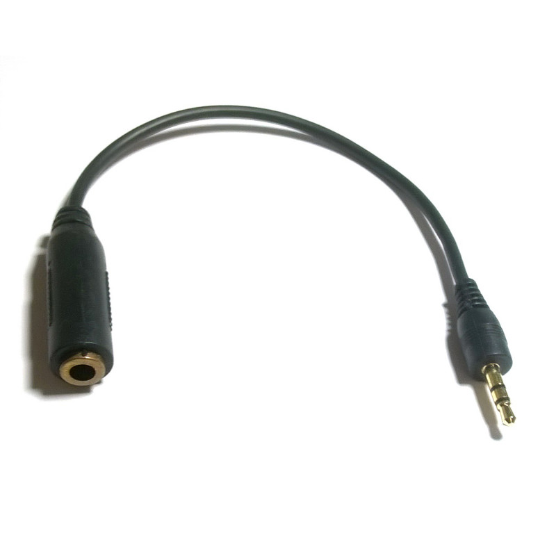 2.5MM PLUG TO 3.5MM JACK IN LINE WIRE