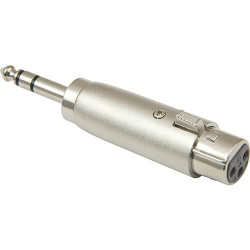 1/4" STEREO TO XLR FEMALE...