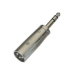 1/4" STEREO TO XLR 3-PIN MALE ADAPTOR SLF-5853