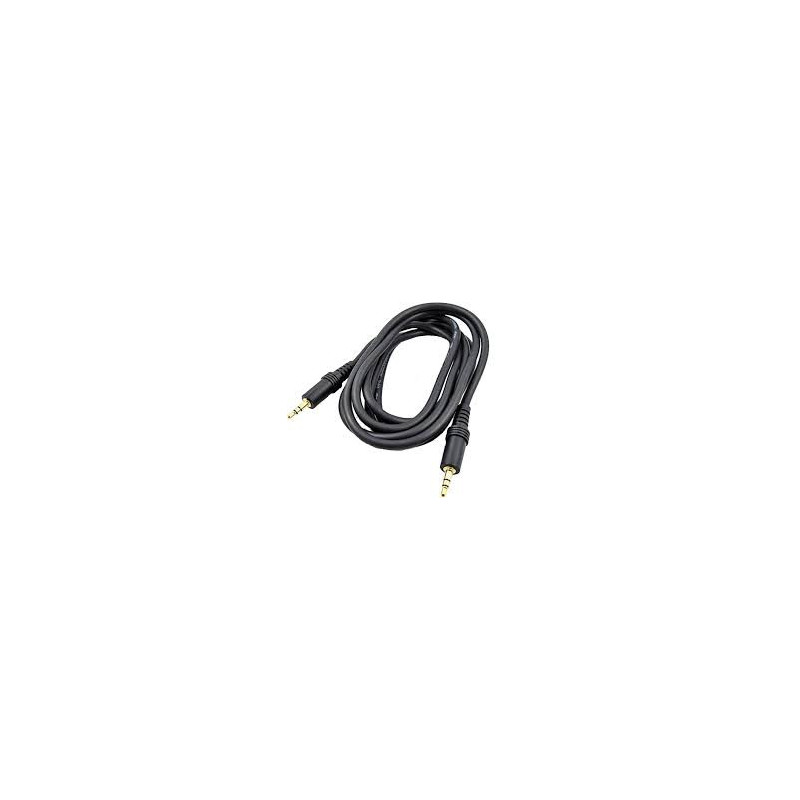 AUDIO CABLE, 3.5MM(M) TO 3.5MM(M), 0.5M