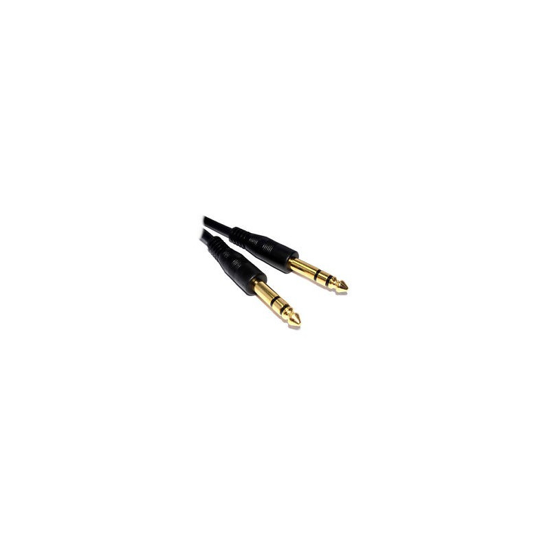 AUDIO CABLE, 1/4" TO 1/4" STEREO, 5M