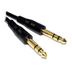 AUDIO CABLE, 1/4" TO 1/4" STEREO, 1.8M