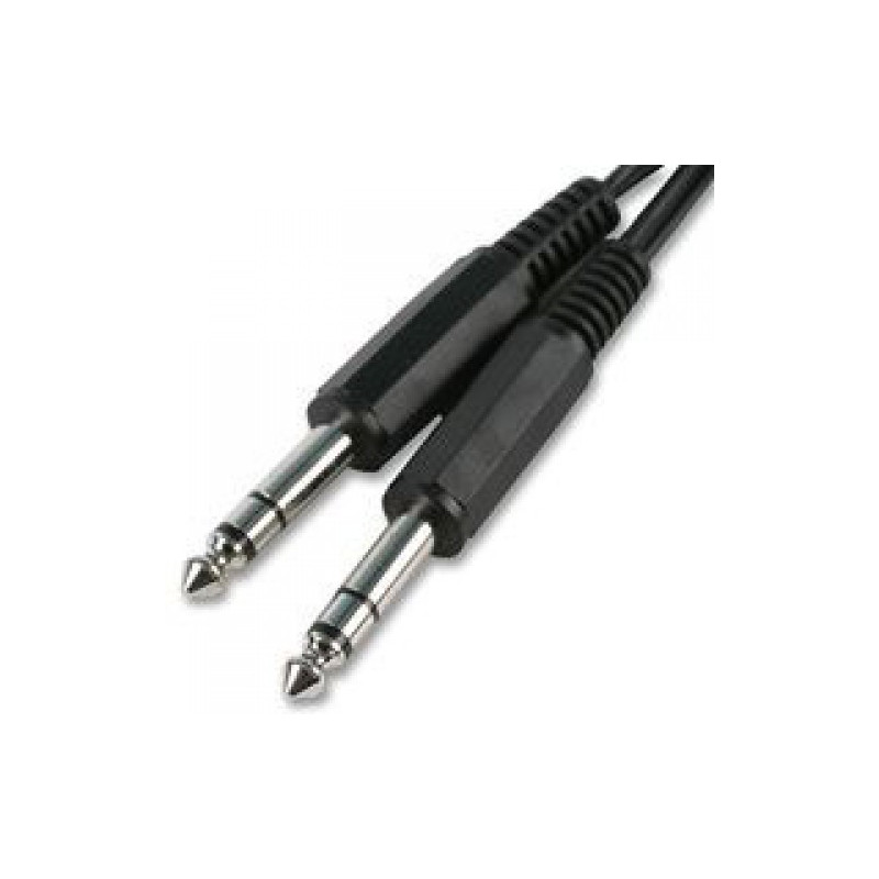 AUDIO CABLE, 1/4" TO 1/4" STEREO, 15M