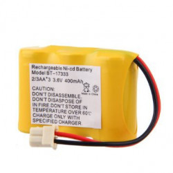 BATTERIES 3.6V 400MAH NI-CD...