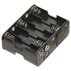 BATTERY HOLDER, AAx10, BACK...