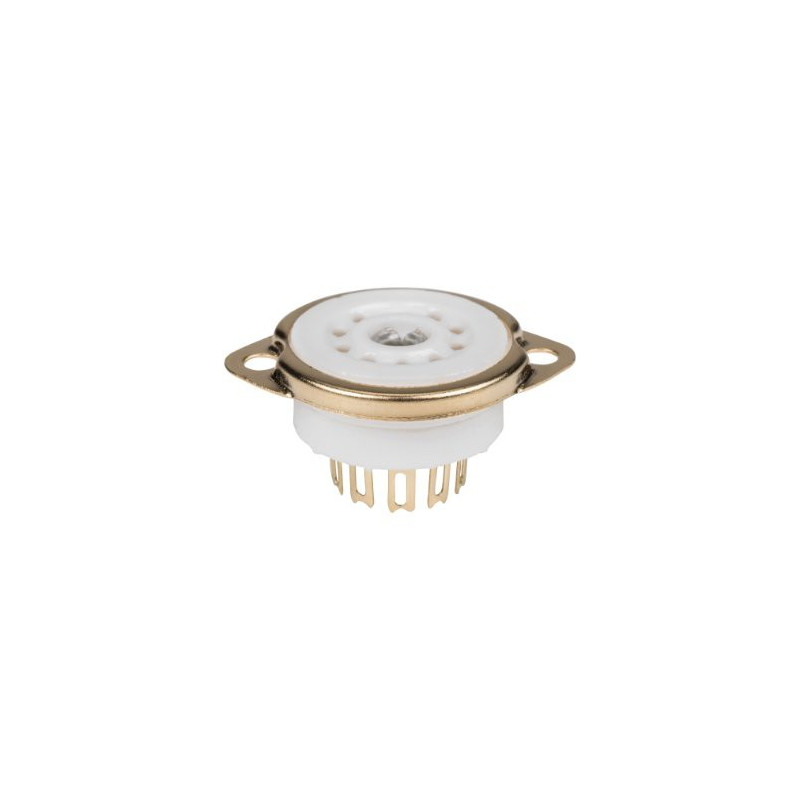 TUBE SOCKET 9-PIN GOLD JAPAN