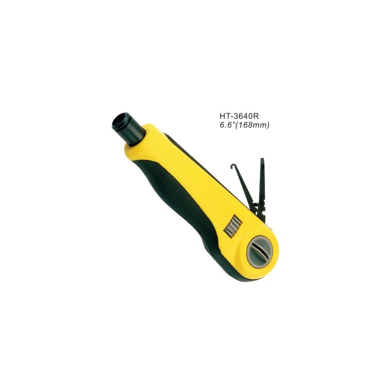 PUNCH DOWN TOOL NO BLADE W/SOFT RUBBER HT-3640R