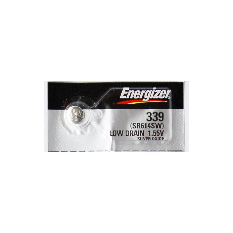 BATTERIES, SR614SW(339) 1.55V SILVER OXIDE