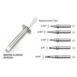 SOLDERING TIPS, G1 FOR SH-815, 1/32" (D)