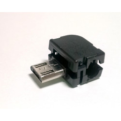 USB DIY CONNECTOR SHELL - TYPE B R/A MICRO-B PLUG