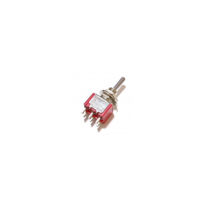 TOGGLE SWITCH,DPDT,ON-(ON),5A,SOLDER LUG