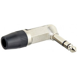 1/4" STEREO RIGHT ANGLE PLUG