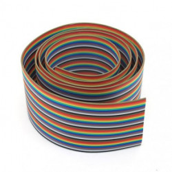 FLAT RIBBON CABLE RAINBOW...