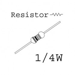 RESISTORS 1/4W 24.0 OHM 5% 10PCS