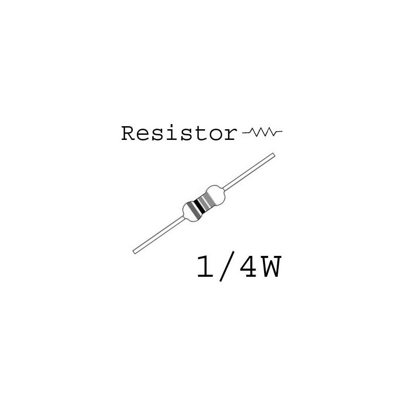 RESISTORS 1/4W 24.0 OHM 5% 10PCS